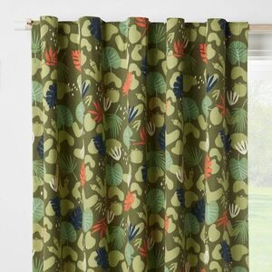 Open Box - Pillowfort - 84" Dinosaur Full Printed Blackout Kids' Curtain P Green